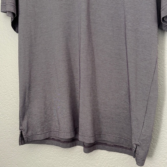 TRAVIS MATHEW Men’s Purple Striped Performance Golf Polo Shirt XL - Picture 3 of 6